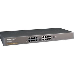 TP-Link коммутатор – TL-SG1016 16-port Gigabit Switch, 1U